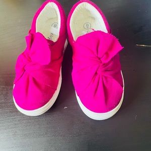 Hot Pink Sneakers.